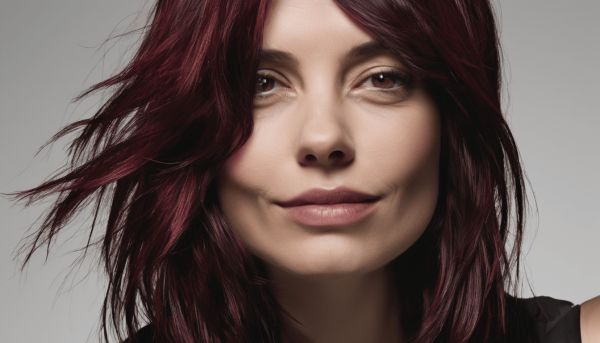 Comment apporter du caractère avec du rouge cerise sombre aux cheveux ?